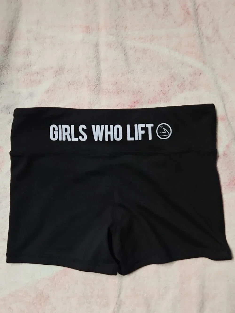 Women's Black High-Waist Active Shorts